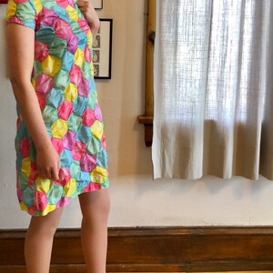 Ruth of Carolina pastel hexagon mini tent dress image 3