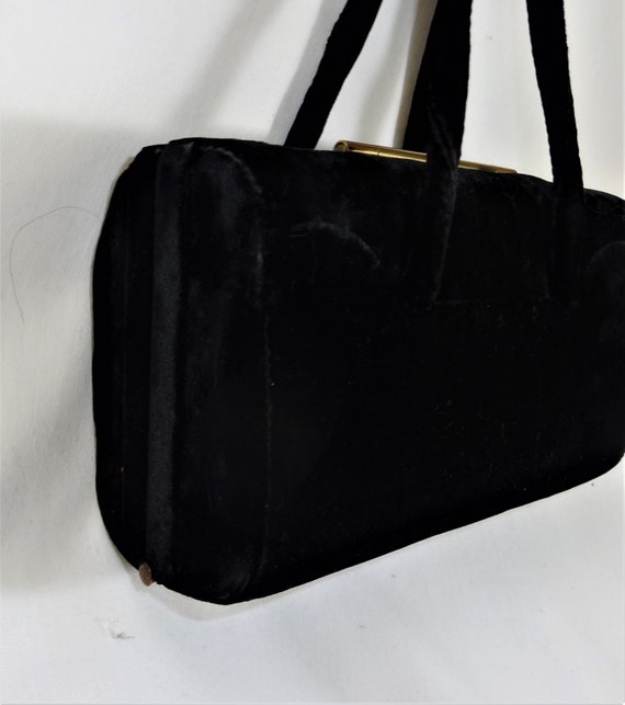 Vintage Edwards Bags Ltd.--In Black Velvet - image 5