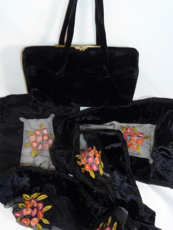 Vintage Edwards Bags Ltd.--In Black Velvet - image 10