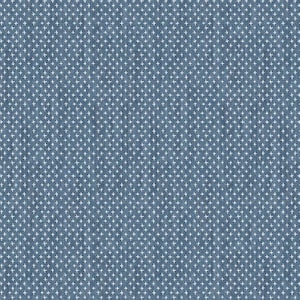 Peut inclure: Un tissu en jean bleu avec un motif de croisillons blancs.