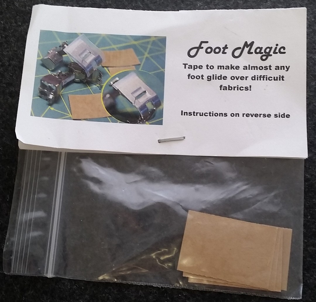 Foot Magic Slippery Tape to Make Sewing Machine Foot Glide Over Difficult Fabrics 510015 Etsy