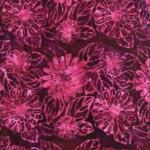 May include: A seamless pattern featuring pink and dark purple floral designs. The pattern is made up of large and small flowers with intricate details. The background is a dark purple color.