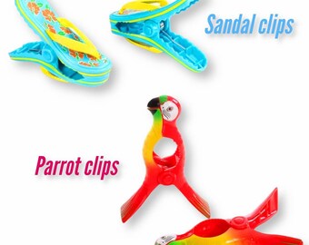 Beach Towel Clips Etsy