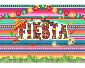 Tło winylowe Fiesta 5 stóp x 7 stóp Jasne wielokolorowe wiszące tło do fotobudki