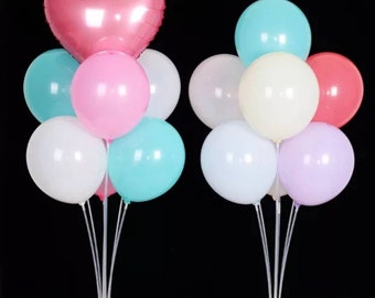 Balloon Table Stands - Multi-pack Available - Centerpiece Table Decoration for All Occasions - Each Stand Holds up to 7 Balloons