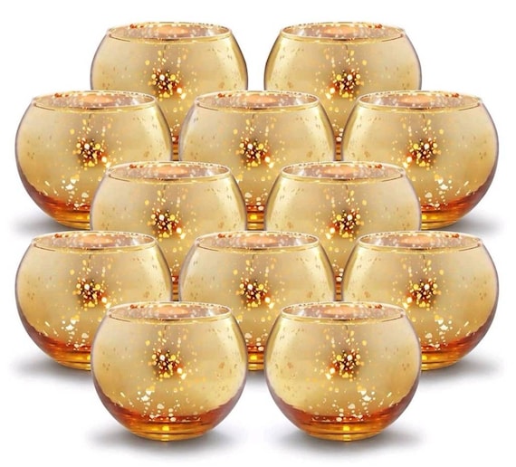 3 PCS Abat-jour Bougie En Verre Bougeoirs Pour Centre De Table Votifs