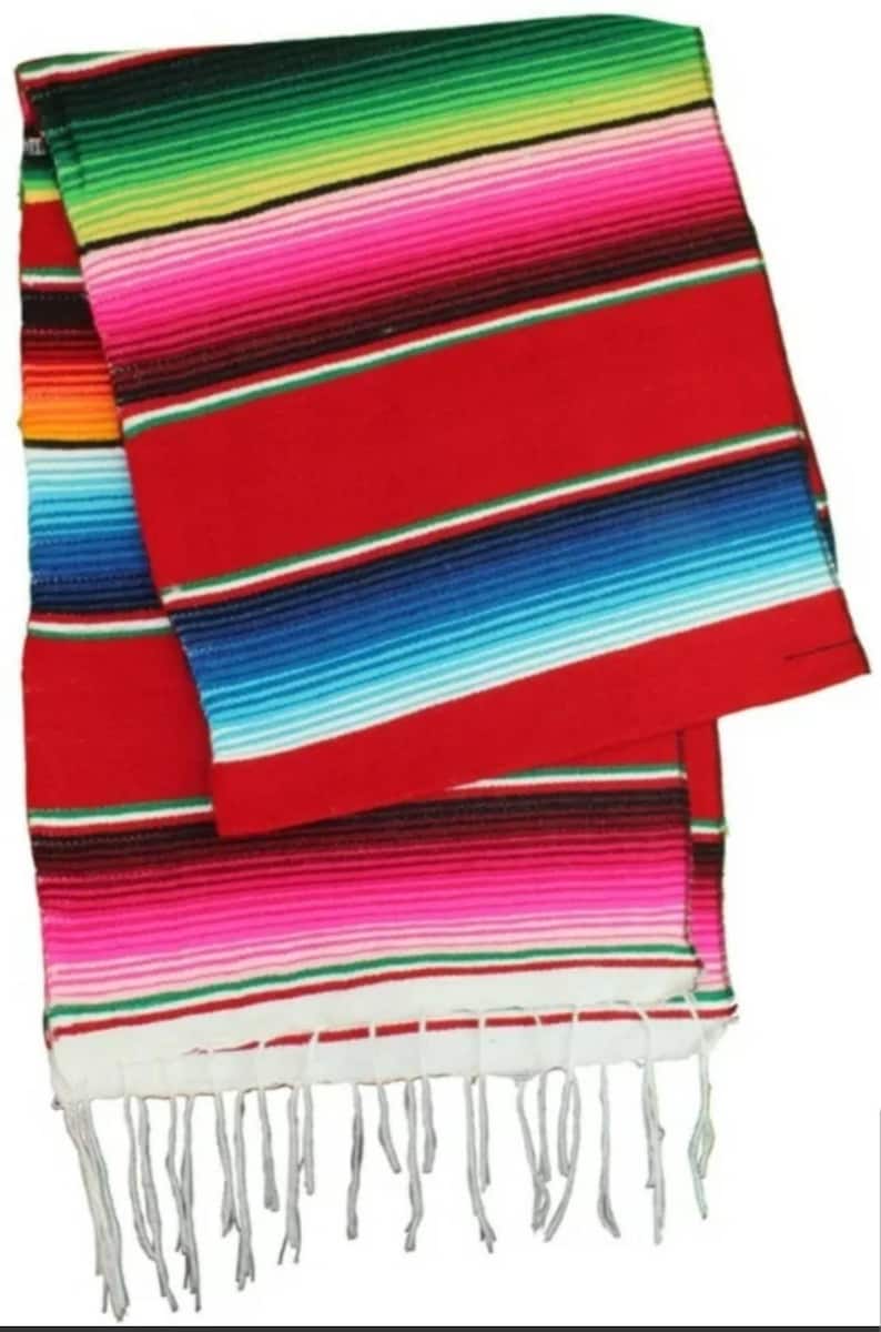 Fiesta Party Pack Serape Table Runner Party Supplies Birthday Etsy