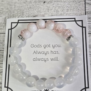 Glow Affirmations Bracelet Line– &quot;God’s Got You&quot; Bracelet