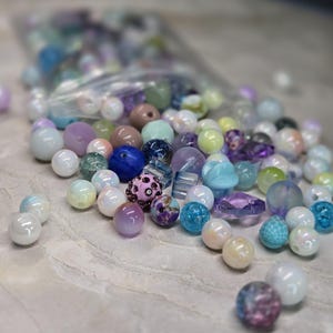 Bead Soup-Mixed Glass & Acrylic Beads – Destash Grab Bag