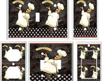 Fat Chef Kitchen Decor Light Switch Cover Plate V878 Etsy
