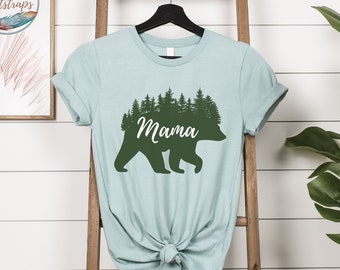 Mothers Day Shirt, Mama Bear Shirt, Mom Shirt, Mothers Day Gift, Momma Bear Tee, New Mom Shirt, Baby Shower Gift, Boho Mama Shirt, Mom Life