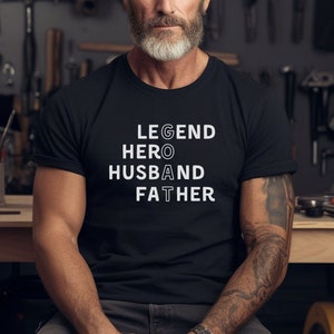 Unique Holiday Gifts for Men, Husband Shirt, Dad Christmas Clothing, Unique Gift for Him, GOAT Gift for Dad
