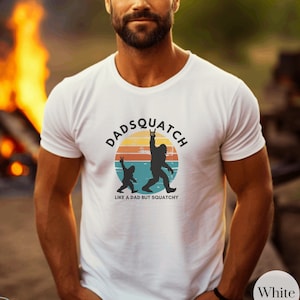 Funny Dad Gift for Father&#39;s Day Sasquatch Shirt for Dad Like A Dad But Squatchy T-Shirt for Grandpa Papa Funny Gift For Husband Father&#39;s Day