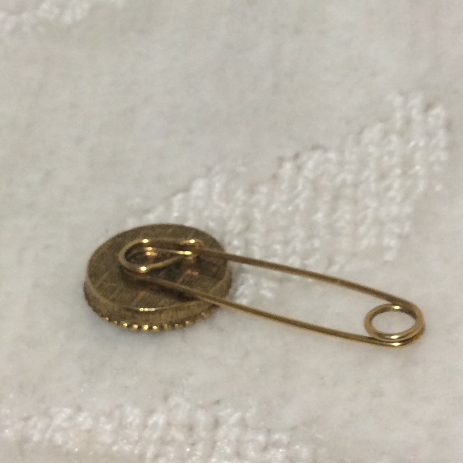 Vintage Safety pin Roster Brooch Etsy