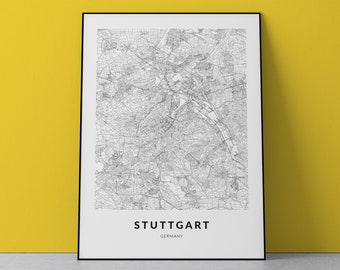 Stuttgart Poster Etsy