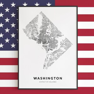 Washington DC Karte, Washington DC Gebäude Karte, Washington DC Karte, Washington D.C., Circle Map, Architektur Karte