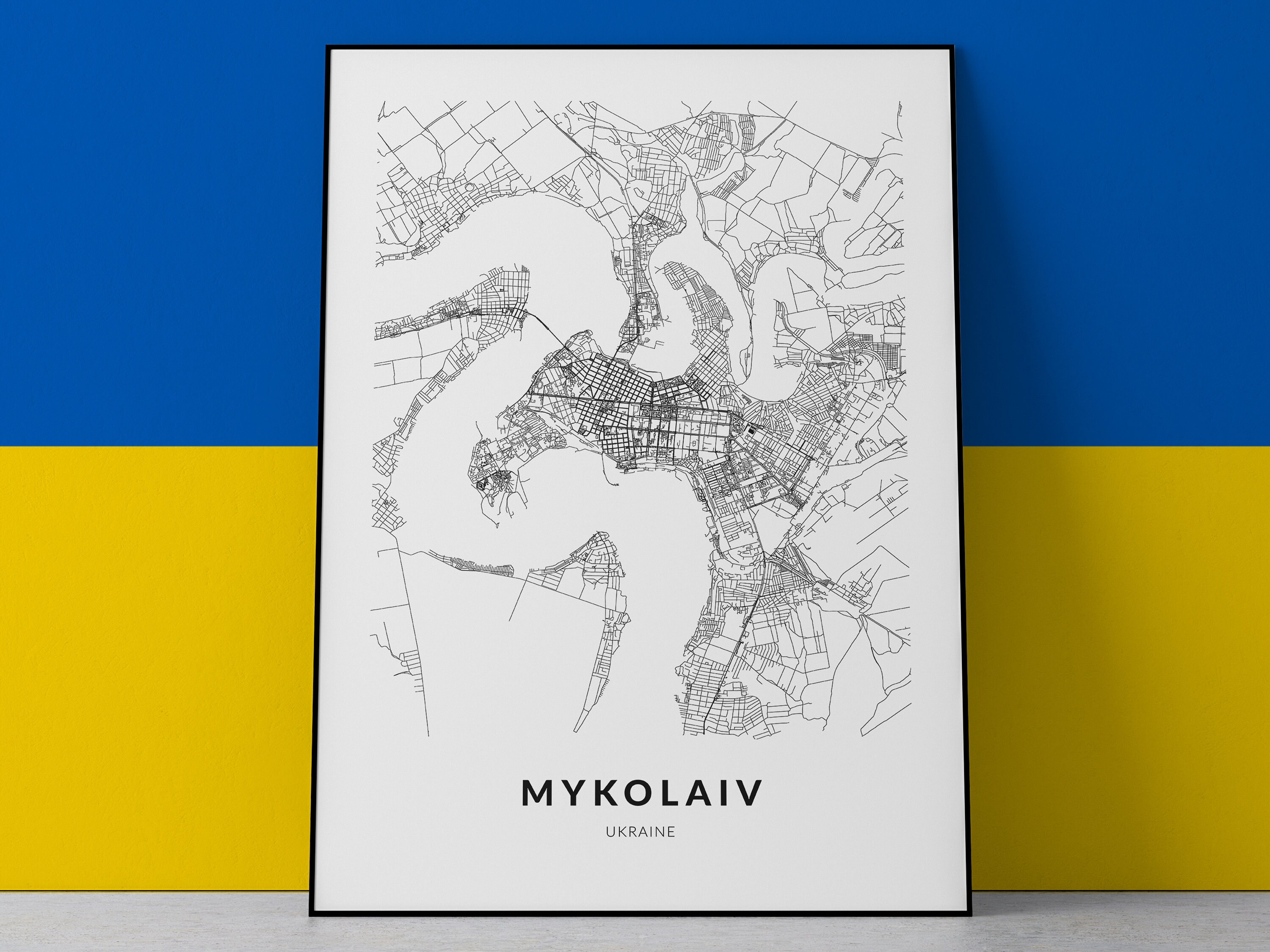 Mykolaiv Ukraine, Mykolaiv map, Mykolaiv poster, Mykolaiv art, Mykolaiv city, Mykolaiv Wall Art, Ukraine Print, Ukraine poster, City poster