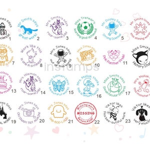 Satz von Lehrer Stempel, Lehrer Stempel personalisiert, Lehrer Stempel, Lehrer Geschenk Stempel, Weihnachtsgeschenk, Lehrer Stempel,