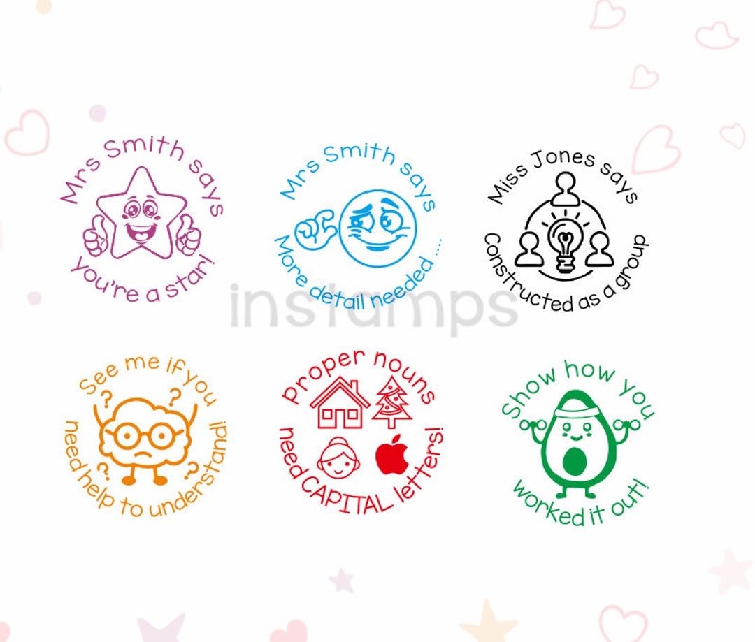 Custom Stamps, Teacher Stamps,personalized Teacher Stamp,custom Pre