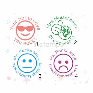 Custom Teacher Stamp,Personalized Name Teacher Stamps,Custom Teacher Gift Stamp,Teacher Comment Stamps,Classroom Stamps