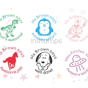 Lehrer Stempel,Dinosaurier Stempel,Stempel mit Name,Lehrer Geschenk Stempel,Dinosaurier Stempel,Stempel mit Name,Lehrer Geschenk Stempel,Dinosaurier Stempel