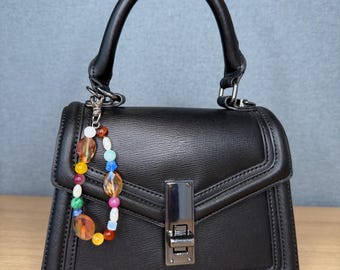 Portachiavi/ciondolo per borsa con perline