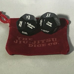 Jiu Jitsu Dice Game - Choking Hazard Gi Set (12 sided)