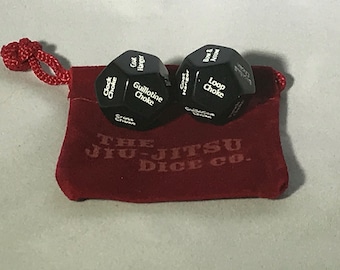 Jiu Jitsu Dice Game - Choking Hazard Gi Set (12 sided)