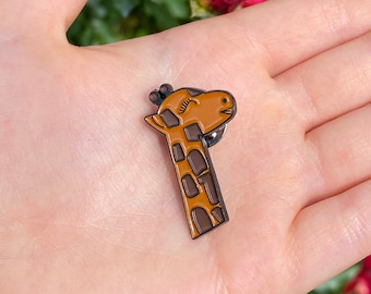 Giraffe weichen Emaille Pin