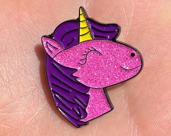 Einhorn weiche Emaille Pin