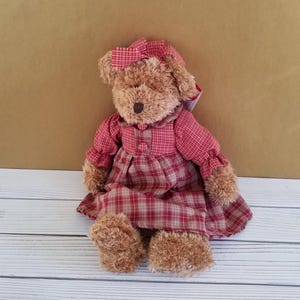 Russ Teddy Bear Serena Vintage Plush Toy