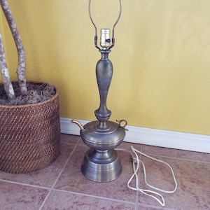 Teapot Lamp Unique Vintage Lamp Metal