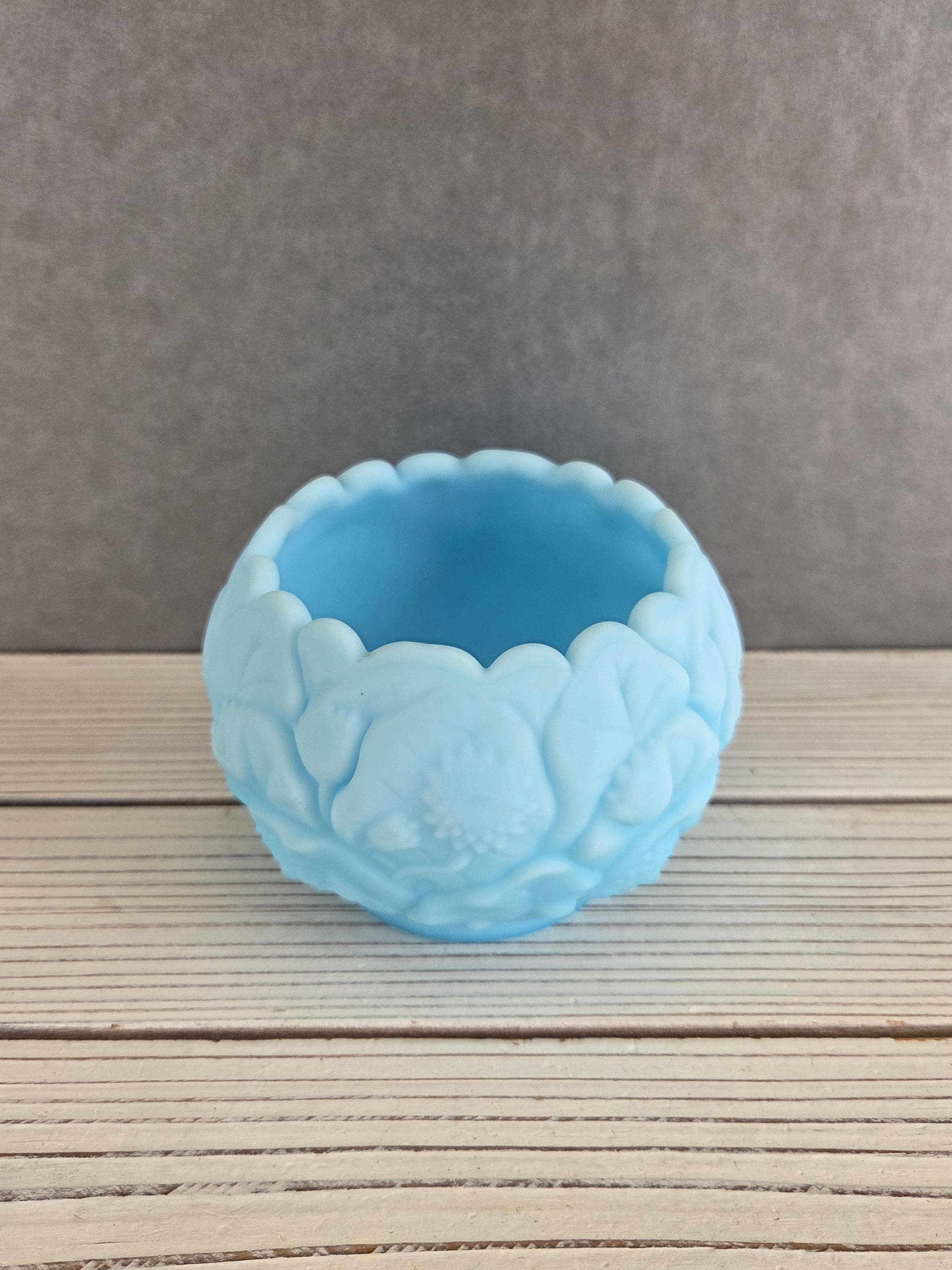 フェントン ブルーボウル Fenton Blue Bowl - Etsy