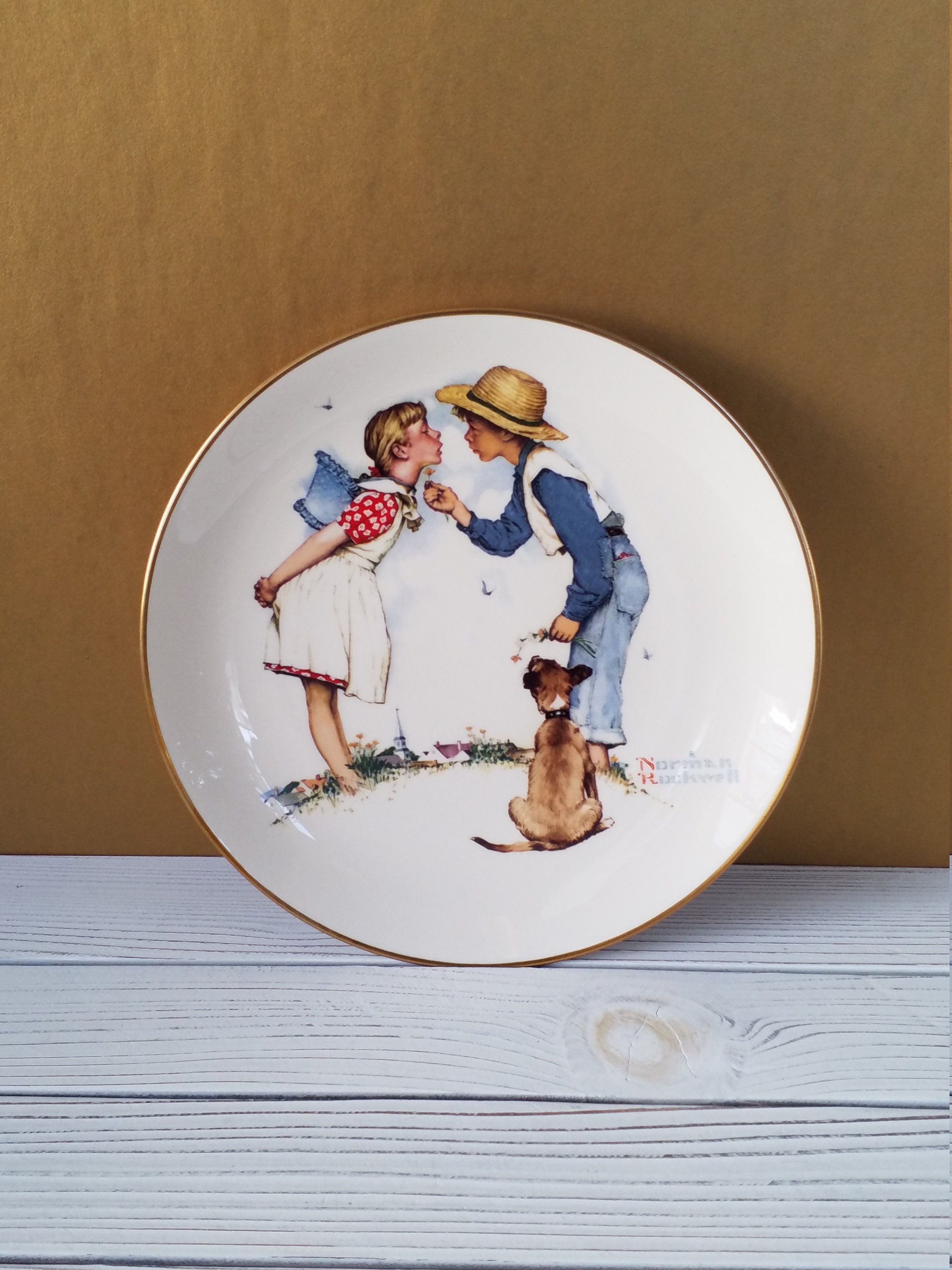 Norman Rockwell Collector Plate 1972 Limited Edition Spring Etsy