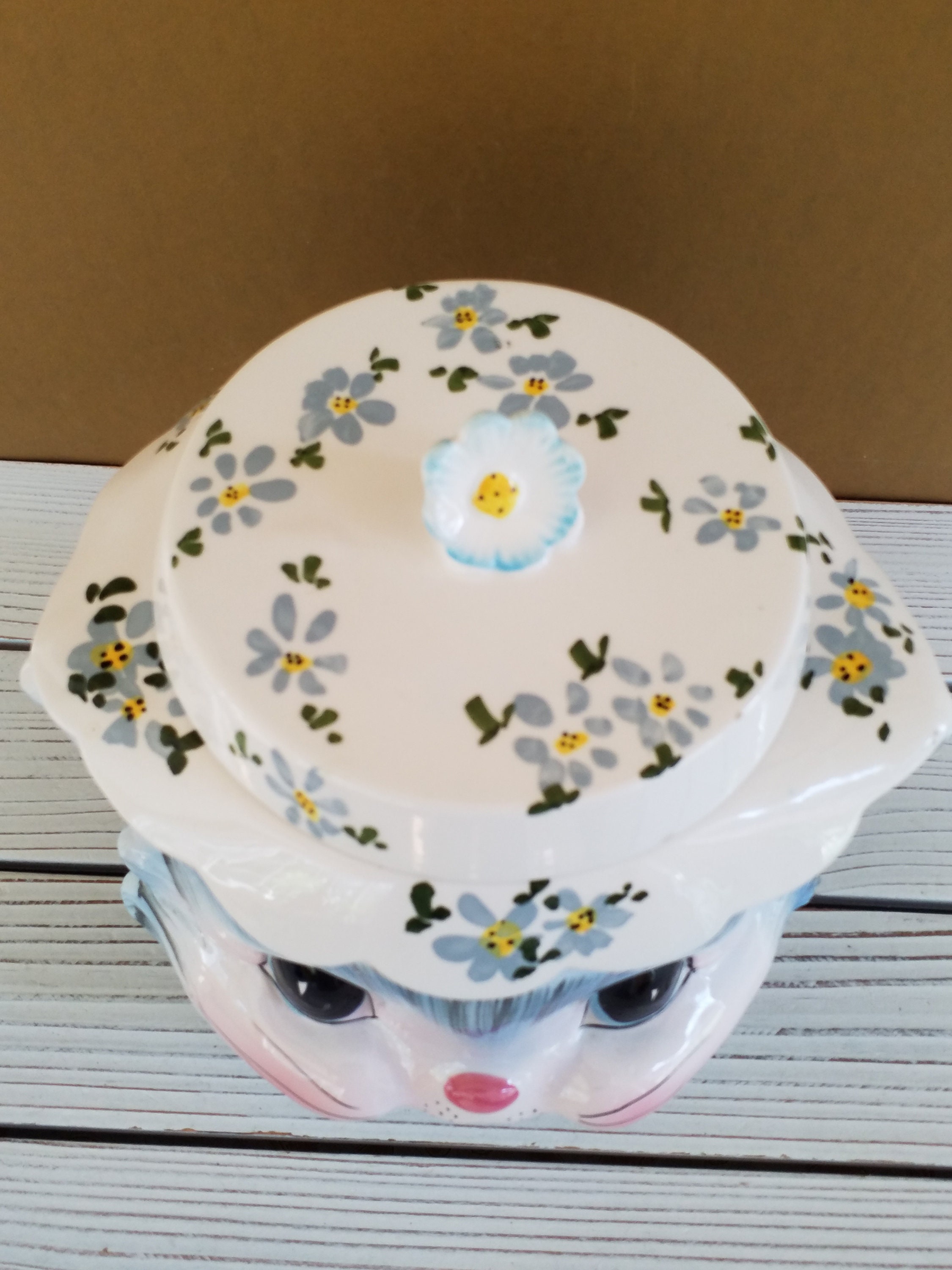 Lefton Miss Priss Cat Cookie Jar Ceramic Vintage Mid Century - Etsy