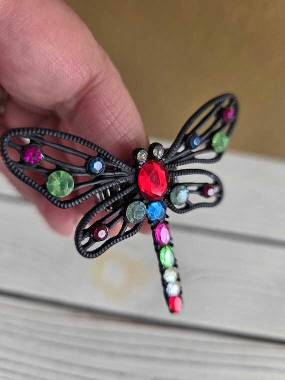 Firefly Rhinestone Ring Vintage - image 3