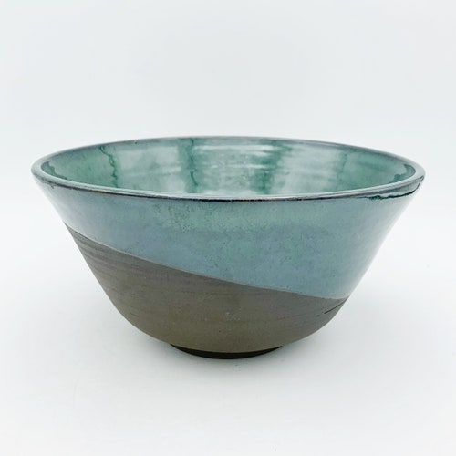 Huge Noodle Bowl or Ramen Bowl With Chopstick Rests in Shale - Etsy