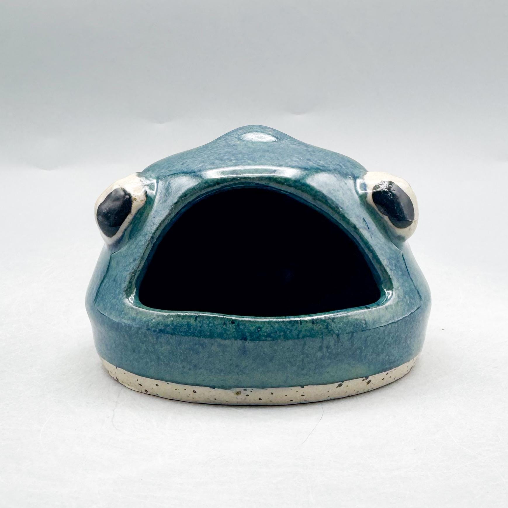Salz- Und Pfefferstreuer-Set Aus Keramik – Niedliches Tiermotiv (Frosch) | 5,1x6,3x6,7 Cm | Perfektes Küchen-Geschenk