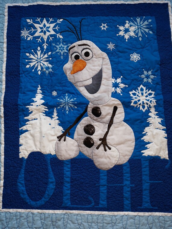 Frozen Olaf Baby Oder Kleinkind Quilt Decke Gefrorene Etsy