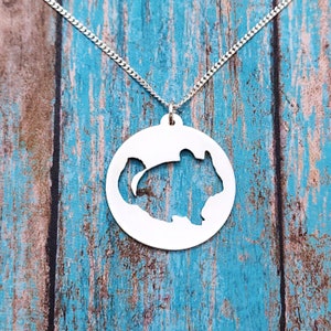 Chinchilla Necklace, Silver Chinchilla Charm, Sterling Silver Chinchilla Pendant, Animal Jewelry, Small Pet Lover, Rodent Gifts, Cute Pet