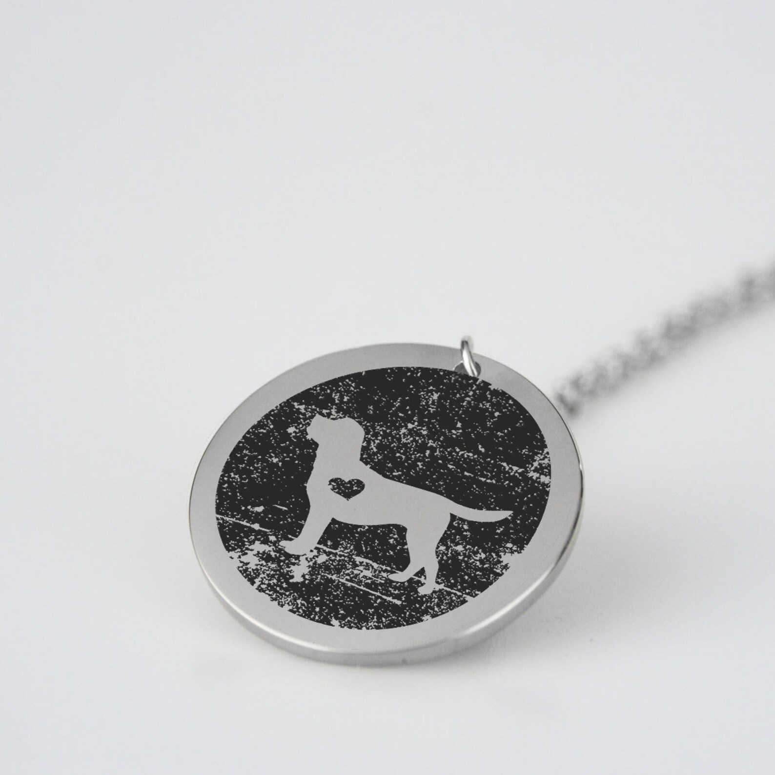 Labrador Necklace Black Dog Necklace Labrador Retriever | Etsy