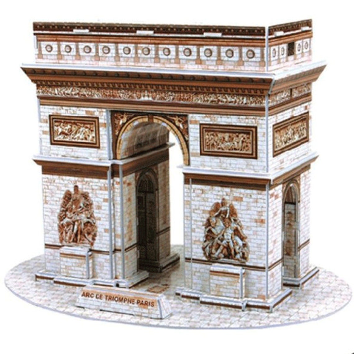 3D Puzzle Arc de Triomphe Paris 26 pieces Etsy 3D Puzzle Arc de Triomphe Paris 26 pieces Etsy