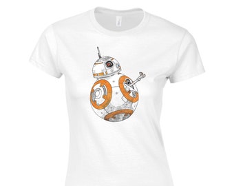 BB-8 Astromech Droid - Sztuka filmowa - Koszulka damska
