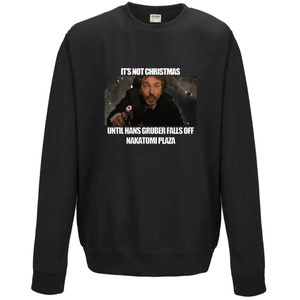 A Hans Gruber Christmas - Hard Die - Film Art - Unisex Christmas Sweatshirt
