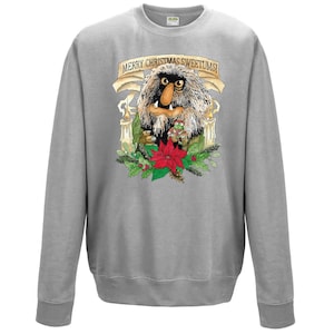 Sweetums & Robin - A Muppet Christmas - Film/ TV Art - Unisex Christmas Sweatshirt