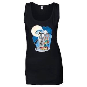 Jack Skellington & Sally Stitch - Film Art - Women&#39;s Vest/ Tank Top