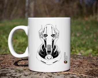 General Grievous Sketch - Starwars - Film Art - Mug