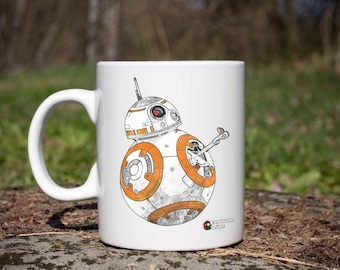 BB-8 Astromech Droid - Starwars - Film Art - Mug