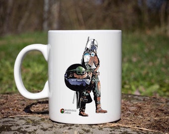 The Mandalorian Baby Yoda - Starwars - Film/TV Art - Mug