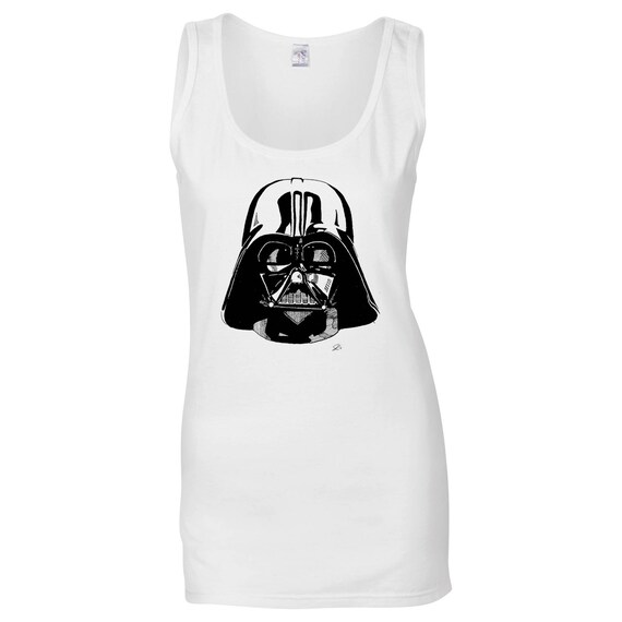 Darth Vader Helm Skizze Filmkunst Damen Weste Tank Top Etsy